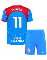 Atletico Madrid Thiago Almada #11 Kolmaspaita Lasten 2025-26 Lyhythihainen (+ shortsit)